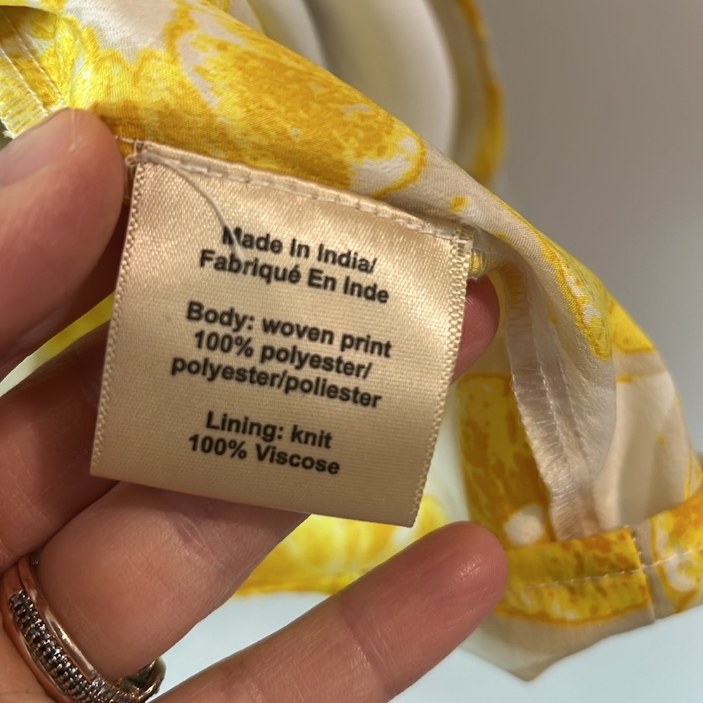 Anthropologie- Porridge lemon tank, M - Picture 5 of 6